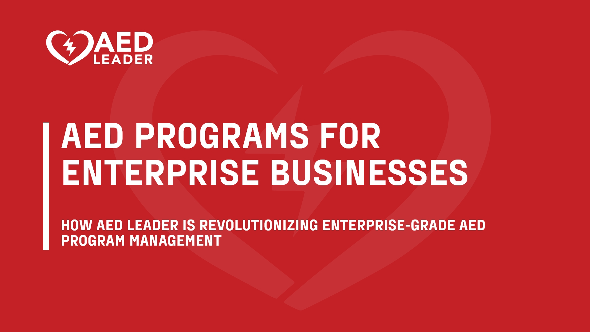 How We Revolutionize AED